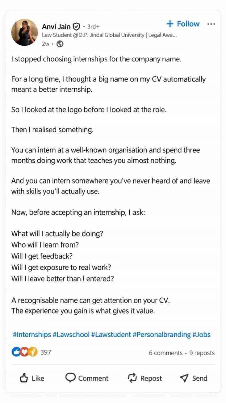 LinkedIn Thought Leadership